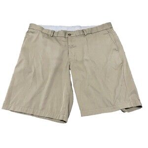 Nike Men's Golf Standard Fit Tan Chino Shorts Size 40 Stretch Waist Dri-Fit